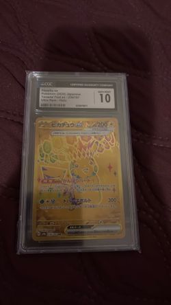 CGC 10 jap pikachu ex