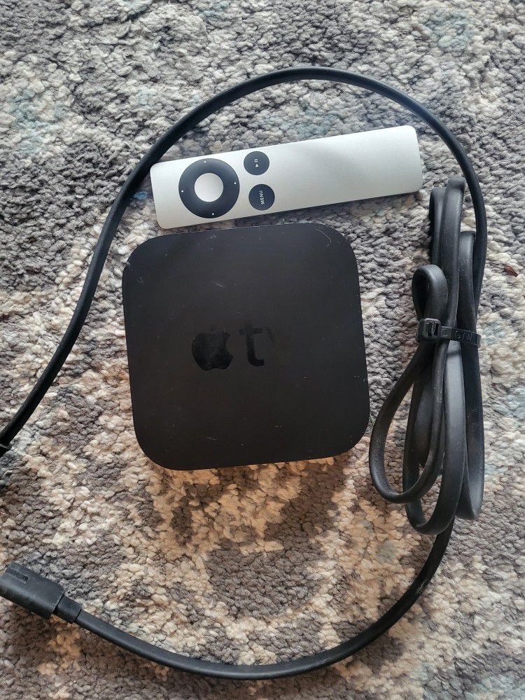 Apple TV 3rd Gen HD Wi-Fi A1469 Media Device - Certified by Bestbuy like new. Comes with remote. Come with everything shown in pictures 
