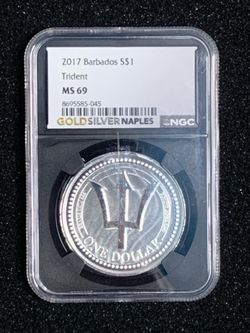 Barbados 1oz silver