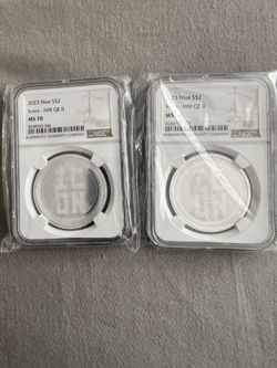 2023 niue $2 icon-HM QE II NGC MS70