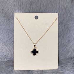 Black Van Cleef Duplicate Necklace