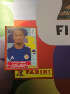 Shurandy Sambo Panini FIFA World Cup Sticker