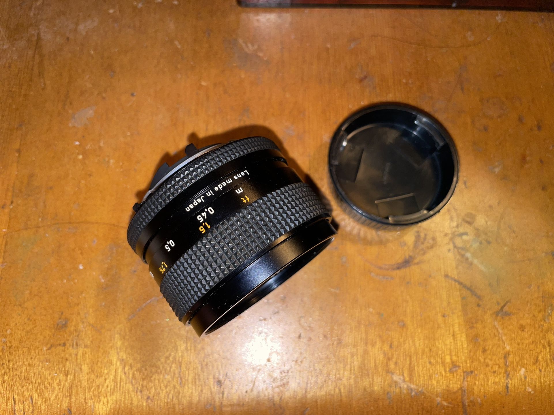 Contax Aria 35mm Film Camera with Carl Zeiss T* Planar 50mm f1.4