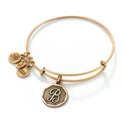 RARE Alex and Ani “B” Initial Bracelet