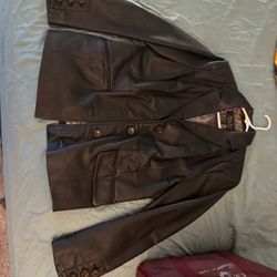 jerry lewis genuine leather jacket