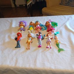 4 Smart Talent Dolls And 5 Small Barbie Dolls