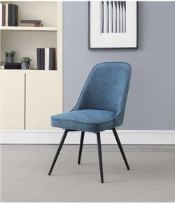 Martel Swivel Navy Blue Chair