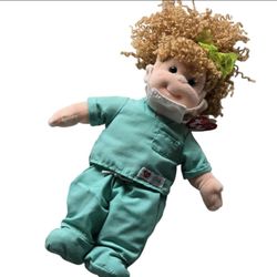 Ty Beanie Babies Kids Female Nurse Plush 10" Stuffed Animal Doctor Dentist Mom