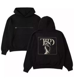 Taylor Swift The Tortured Poets Department Black Hoodie, S