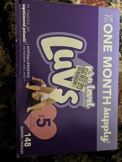 Luvs diapers Pro Level Collection Size 5 148 Count