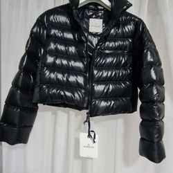 Moncler Crossed Puffer Coat