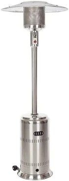 Fire Sense 46000 BTU Stainless Steel Propane Gas Patio Heater