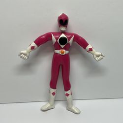 Vintage 1994 Mighty Morphin Power Rangers Pink Kimberly Bendable Figure Saban