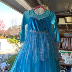 Gorgeous Elsa Dress – – Size 7-8, Disney