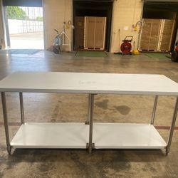 All Stainless Steel Table NSF 84W x 30D x34H inches