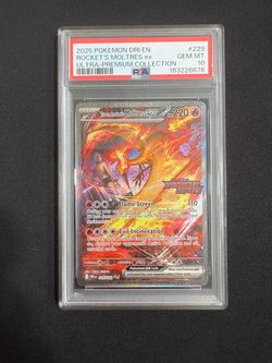 PSA 10 Team Rocket’s Moltres ex #229 – Destined Rivals Ultra-Premium Collection – Pokemon TCG Card