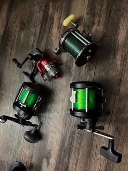 Lot of 4 Fishing Reels with Line $250obo for each conventional