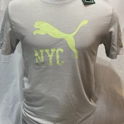 New with Tags, PUMA CAT NYC LOGO T-SHIRT, Size: Small