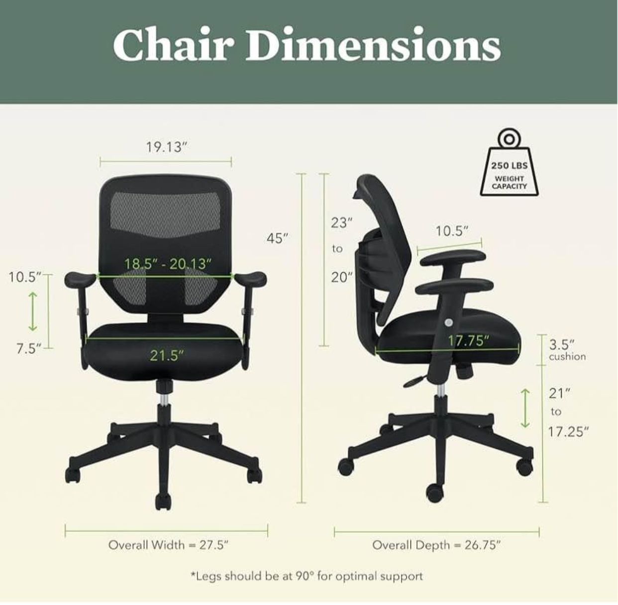 HON Prominent High Back Office Chair Mesh Desk Chair With Wheels