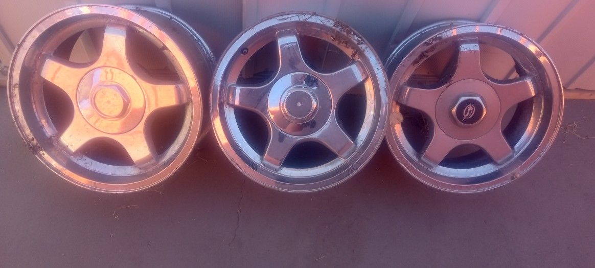 1995 -6,,,, 17in. Impala Chrome Rims