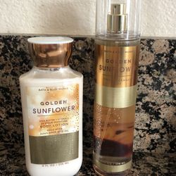 🌻 Golden Sunflower Super Smooth Body Lotion & Fine Fragrance Mist set for $20