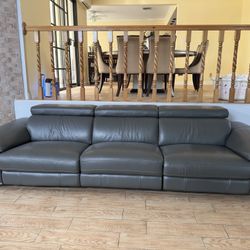 Leather Reclining Couch