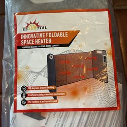 Portable Space Heater For Office And Home Foldable Quiet Floor Foot Warmer Under