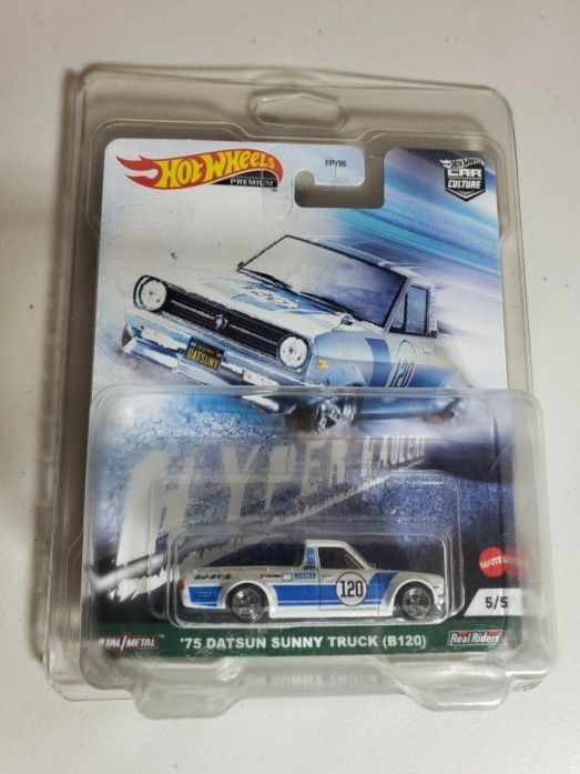 Hot Wheels Premium '75 Datsun Sunny Truck (B120) Mint Condition In Protector