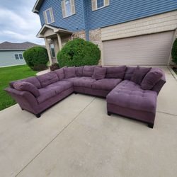Free Delivery GRAY Sectional Couch Sofa