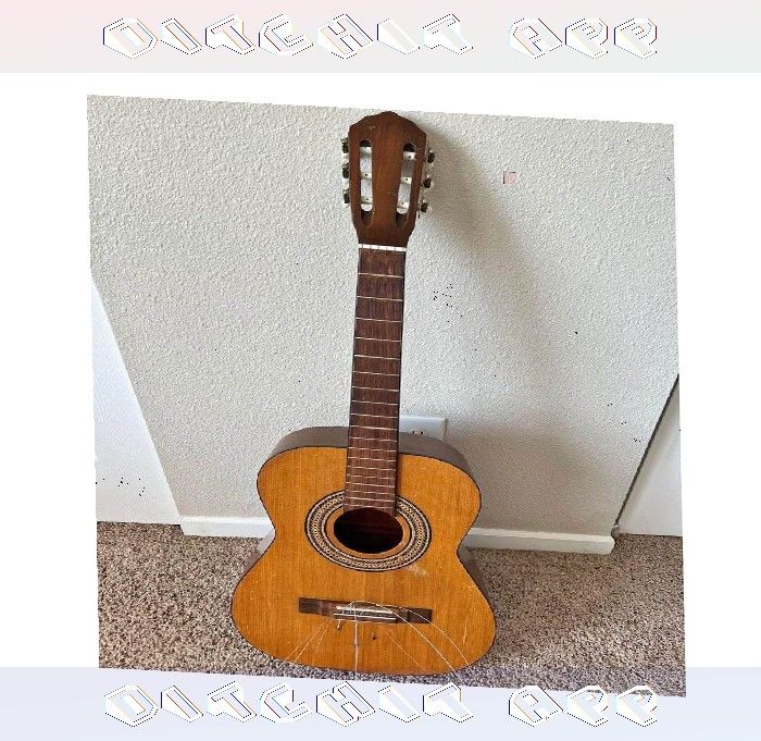 Acoustic Guitar Rich Music and Classic Expert Design fear instead