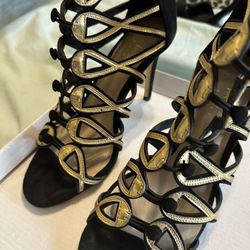 Lord & Taylor Stappy Heel Sandals 