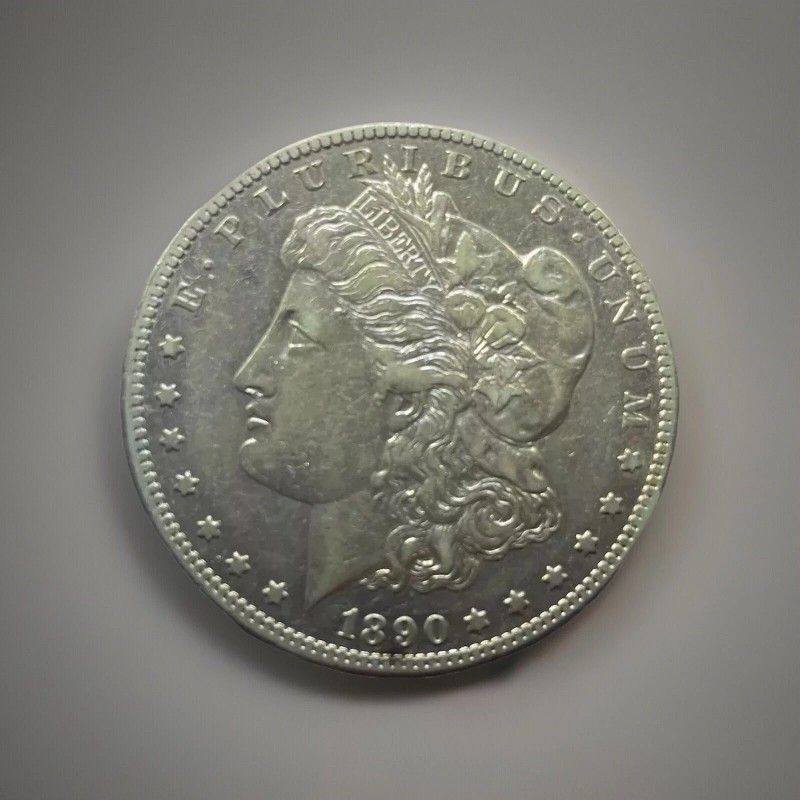 1890-CC Morgan Silver Dollar
