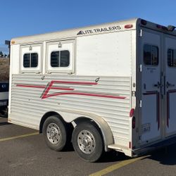 Aluminum 2 Horse Trailer 