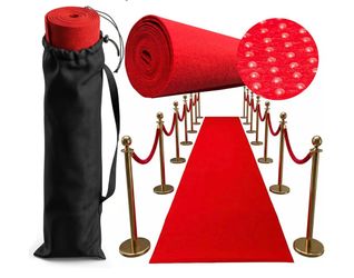 NEW Red Event Carpet Runner, 2.2 x 16.4 FT