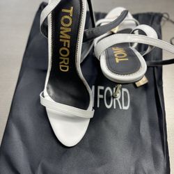 Tomford heels..white ..Size8….