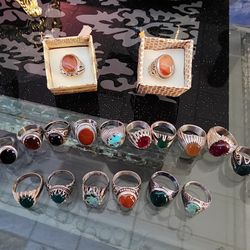 Real Persian Handcrafted Silver Rings