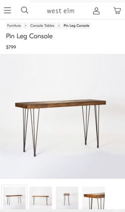 West Elm Console Table