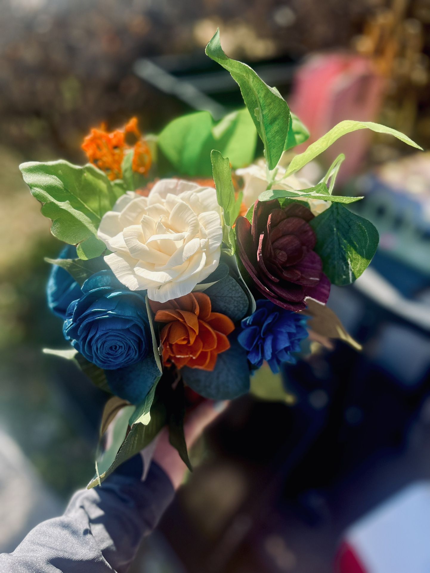 Wooden Wedding Bouquets