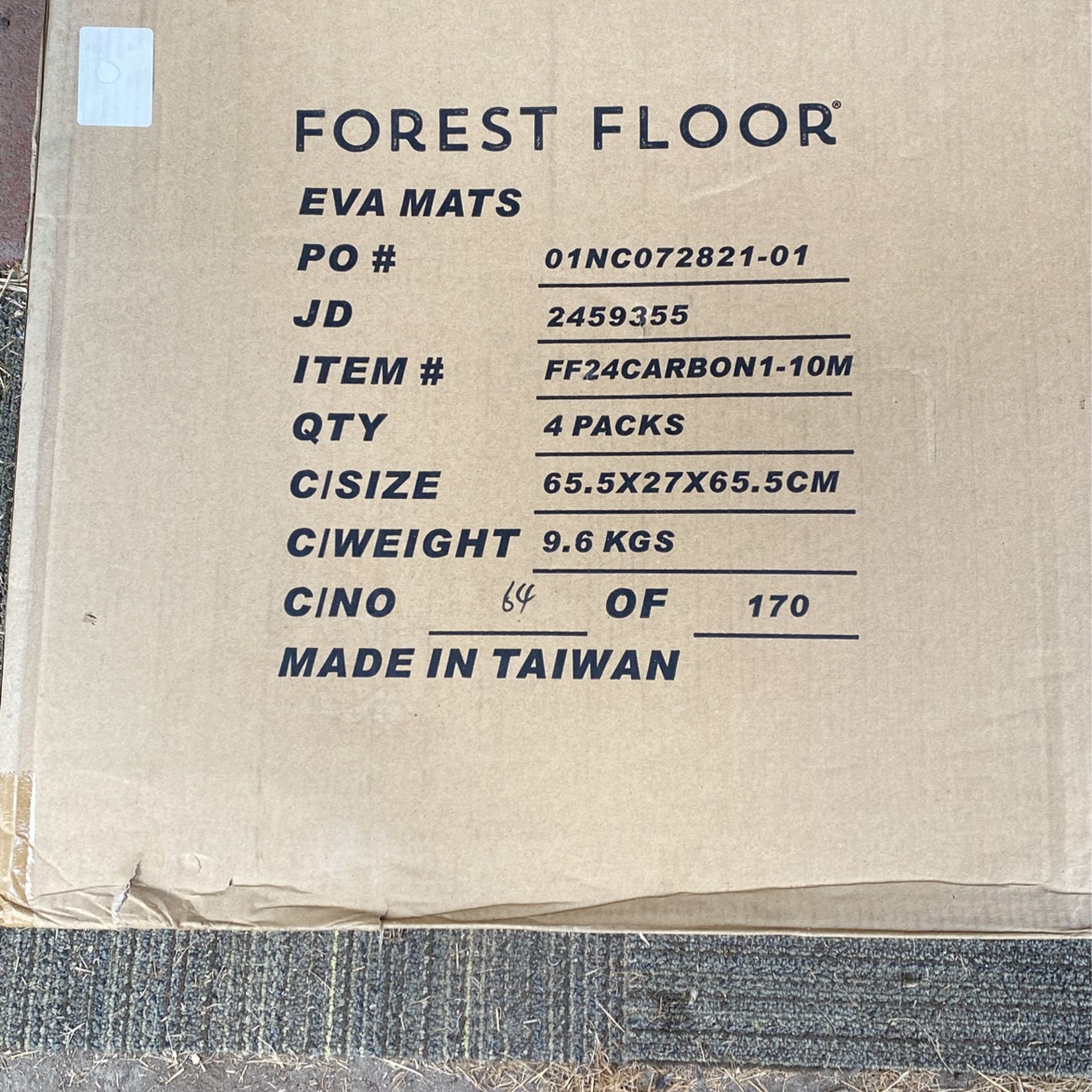 Forest Floor Eva Mats Anti Fatigue Gym Mats 4 Boxes In Great Shape $200 Takes All 4 Boxes Yoga Gym Karate