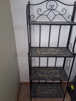 Ceramic / metal plant stand