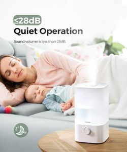 Large Capacity Cool Mist Humidifier Diffuser, 2.5L Essential Oil Diffuser