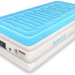 2 (TWO)  Premium 18" High Comfort Raised Air Mattress’s Bed w/Built-in Pump! Both Mattresses for $75 for Both