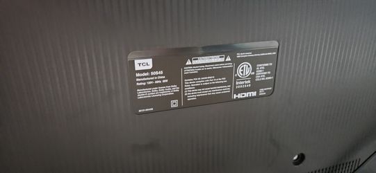 TCL 4k TV 50 Inch