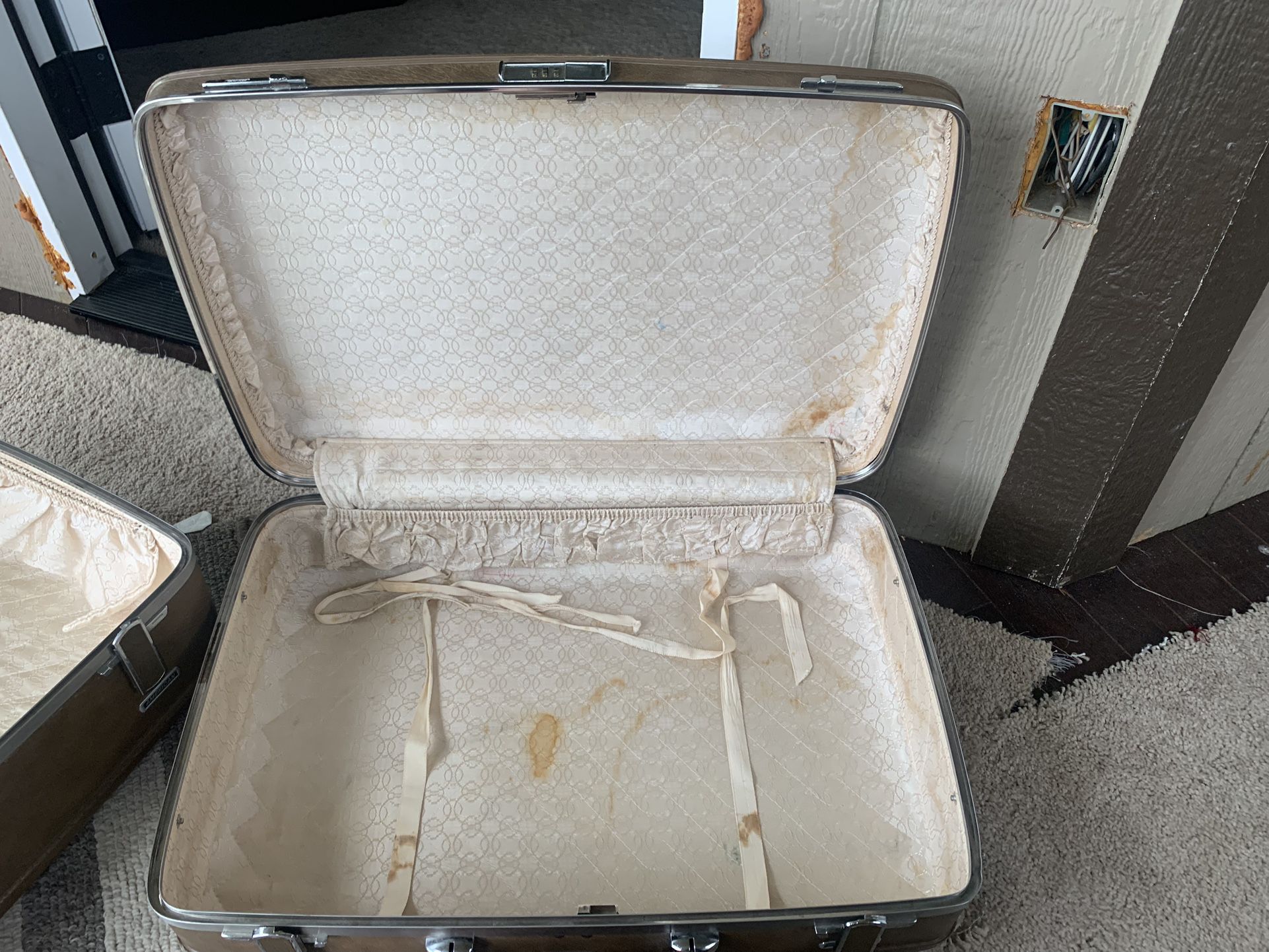 Antique American Escort Suitcases