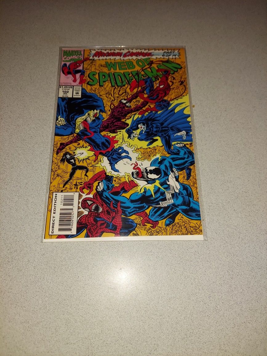 1993 WEB OF SPIDER-MAN #102 COMIC BAGGED AND BOARDED