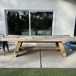 solid wood table and chairs!