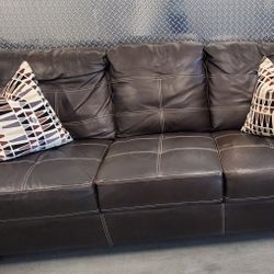 Leather Sofa 
