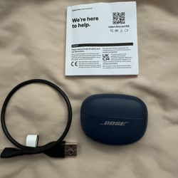 Bose - Ultra Open-Ear True Wireless Open Earbuds - Lunar Blue