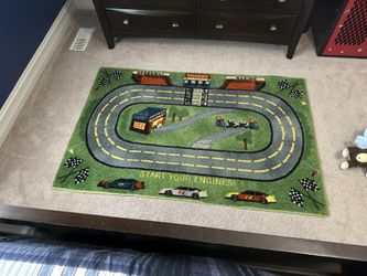 Race Track Area Rug