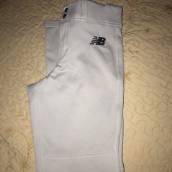 New Balance Gray Baseball Pants Youth Large